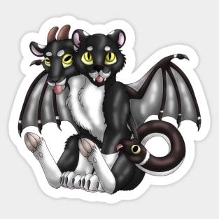 Chimera Cubs: Tuxedo Bicolor Sticker